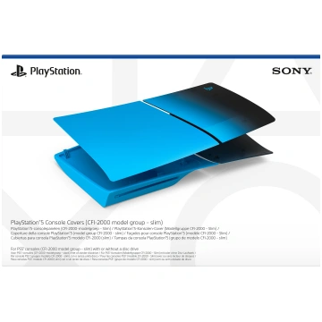 PS5 Slim konsoles korpuss (Rhythm Blue)