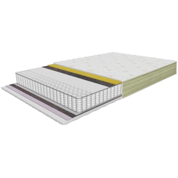 160x200 cm Atsperu matracis SAMBA MEMORY POCKET ar