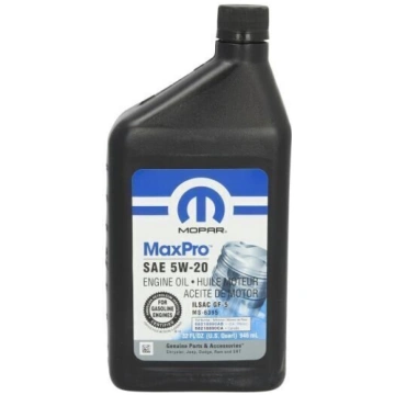 Mopar MaxPro motoreļļa, 5w20, 0.946 L