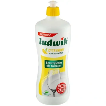 LUDWIK trauku mazgāšanas šķidrums 900g citrons IQ 