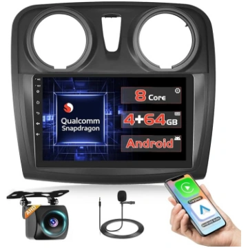 Qualcomm 8 Core 4 + 64 GB Android 15 Auto radio pr