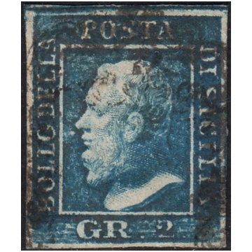 UT688 - 1859 - Effigie di Federico II di Borbone, 