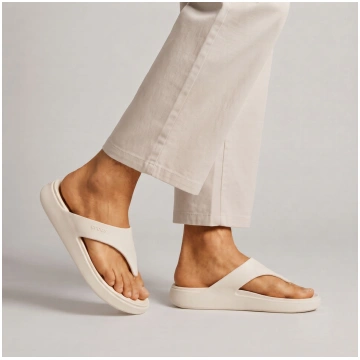 Getaway Triangle Flip - gomma frappe beige bianco