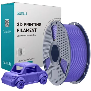 Sunlu PETG materiāls Lavender Purple – PETG 1.75 m