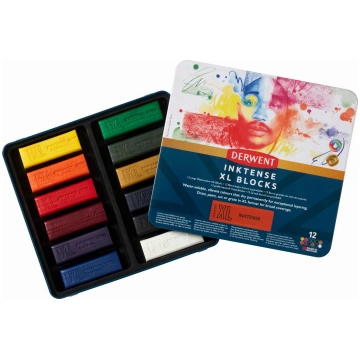 Derwent XL Inktense Blocks 12 stk tin