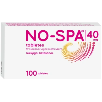 NO-SPA 40 mg tabletes N100