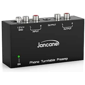 Phono Preamplifier, Preamp for Turntable with RCA 