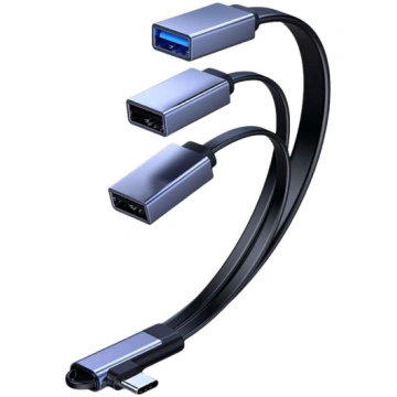 Kabel USB MicroConnect USB-C Angled splitter cable