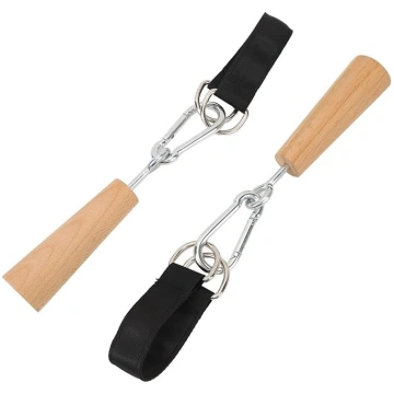 Koka pull-up rokturi Rokas rokturi Spēka trenažier