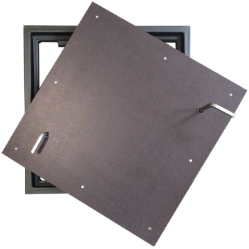 Tērauda grīdas lūka 600mm x 600mm bez eņģēm ar noņ