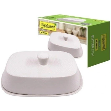 Sviesta trauks keramikas WHITE 300ml Mr-20002-45