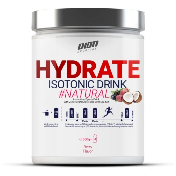 HYDRATE #NATURAL Isotonic* Carbohydrate-Electrolyt