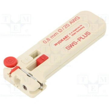 Stripping tool; Øcable: 0.8mm; Wire: round; Tool l