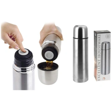 Excellent Houseware SUDRABA 750 ML CEĻOJUMU TERMOS