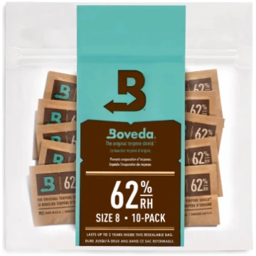 62% Boveda Fuktighetspåse 8 gram 2-vägs fuktighets