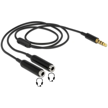 Delock Cable audio splitter stereo jack male 3.5 m
