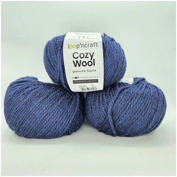 Cozy Wool Blu Mavy 100gr - 1 Gomitolo