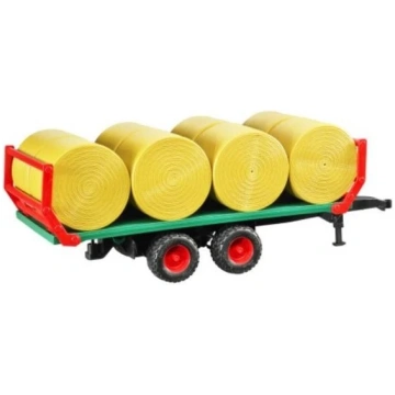 Bruder Bale transporta piekabe ar 8 apaļiem ba