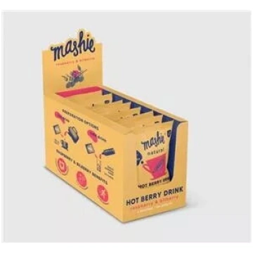 Gāzēts dzēriens Mashie Aveņu- Melleņu 4 x 40 ml — 