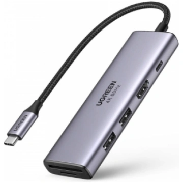 Adapter 5-in-1 UGREEN CM511, Hub USB-C to 2x USB,H