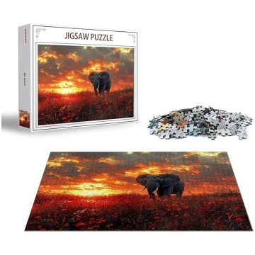 Puzle Dragon Puzzle 2000 gabaliņu ainavu koka puzl