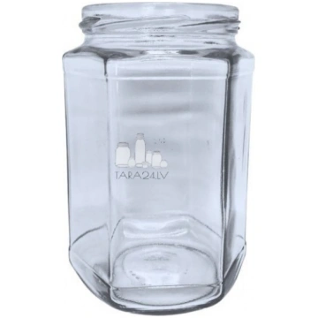 720ml Stikla burka, seškantīga 851078