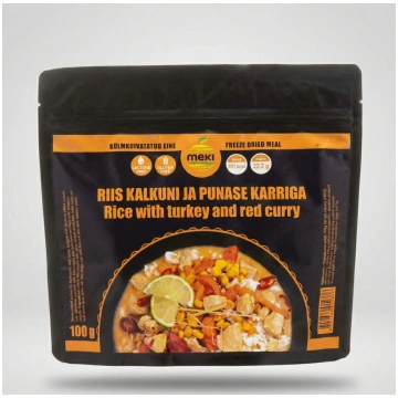 Rīsi ar tītaru un sarkano kariju MEKI