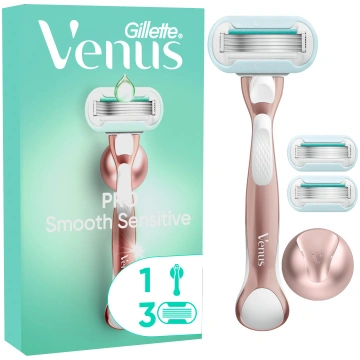 Gillette Venus Sensitive Rose Gold Skuveklis + Asm