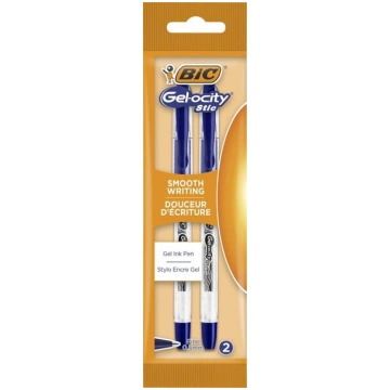 Gēla pildspalvas Bic Gelocity, 2 gab., zilas
