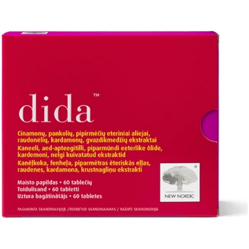 NEW NORDIC Dida tabletes N60