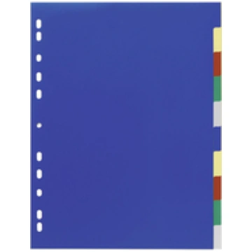 DURABLE Ordnerregister blanko 2x5fbg uberbreit 10B