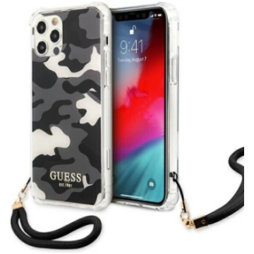 Guess GUHCP12LKSARBK iPhone 12 Pro Max 6,7" czarny