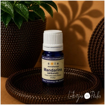 Ēteriskā eļļa Mandarīns sarkanais 5ml Latvijas pēr