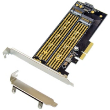 MicroConnect PCIe x4 M.2 Key NMVe SSD Adapt NGFF M