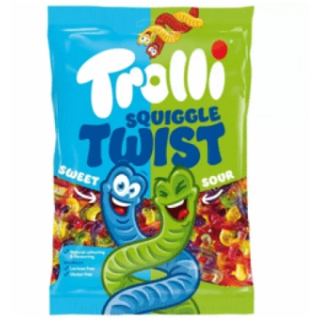 Želejkonfektes TROLLI Squiggle Twist 175g