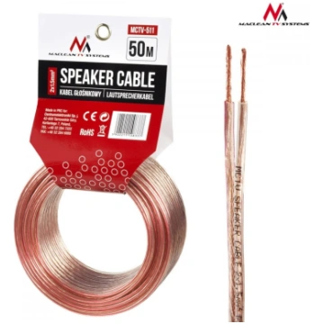 Speaker cable 50m MCTV-511 2x1.5mm2 Maclean