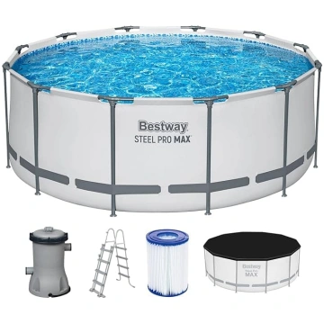Bestway tērauda Pro MAX virszemes baseina komplekt