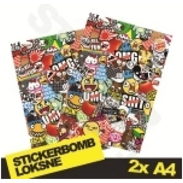 Stickerbomb Nr. 10 2x A4 - Sticker Shop