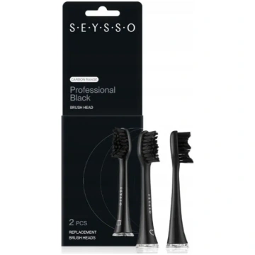 SEYSSO Carbon Range Professional Brush Heads (Blac