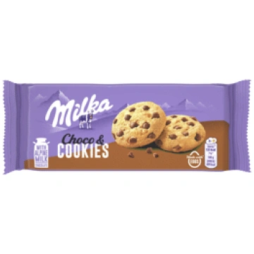 Cepumi MILKA Choco ar šokolādes gabaliņiem 135g