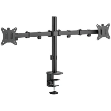 Deltaco Dual Desk Mount, 13-32"", black - Monitor