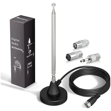 FM radio antena Digitālā teleskopiskā iekštelpu an