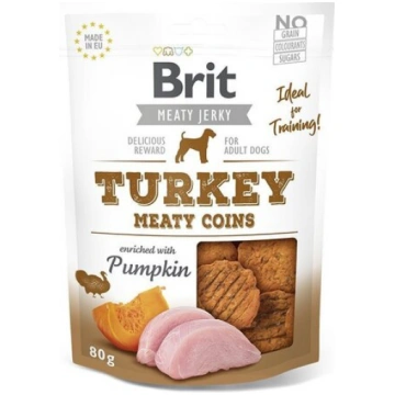 Brit Jerky Turkey Snack 80g Suņiem