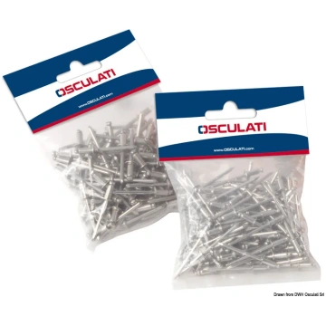 SS stud standard head 4x10 mm 100-pcs display bag