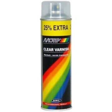 Laka caurspidīga MOTIP Clear Varnish - aerosols 60