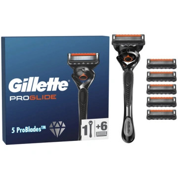 Komplekts Gillette Proglide5, skuveklis + skūšanās