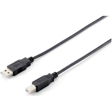 Equip 128860 USB kabelis USB 2.0 1,8 m USB A USB B