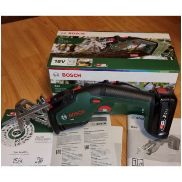 BOSCH KEO 18 V (1x2.0Ah) + Lādētājs 18V/ PRECE IR