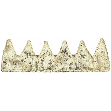Mimi & Lula - Crown - Golden Sequins - izmērs ONE 