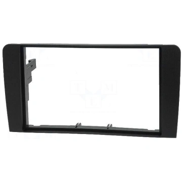 Radio mounting frame | Audi | 2 DIN | black 4CARME